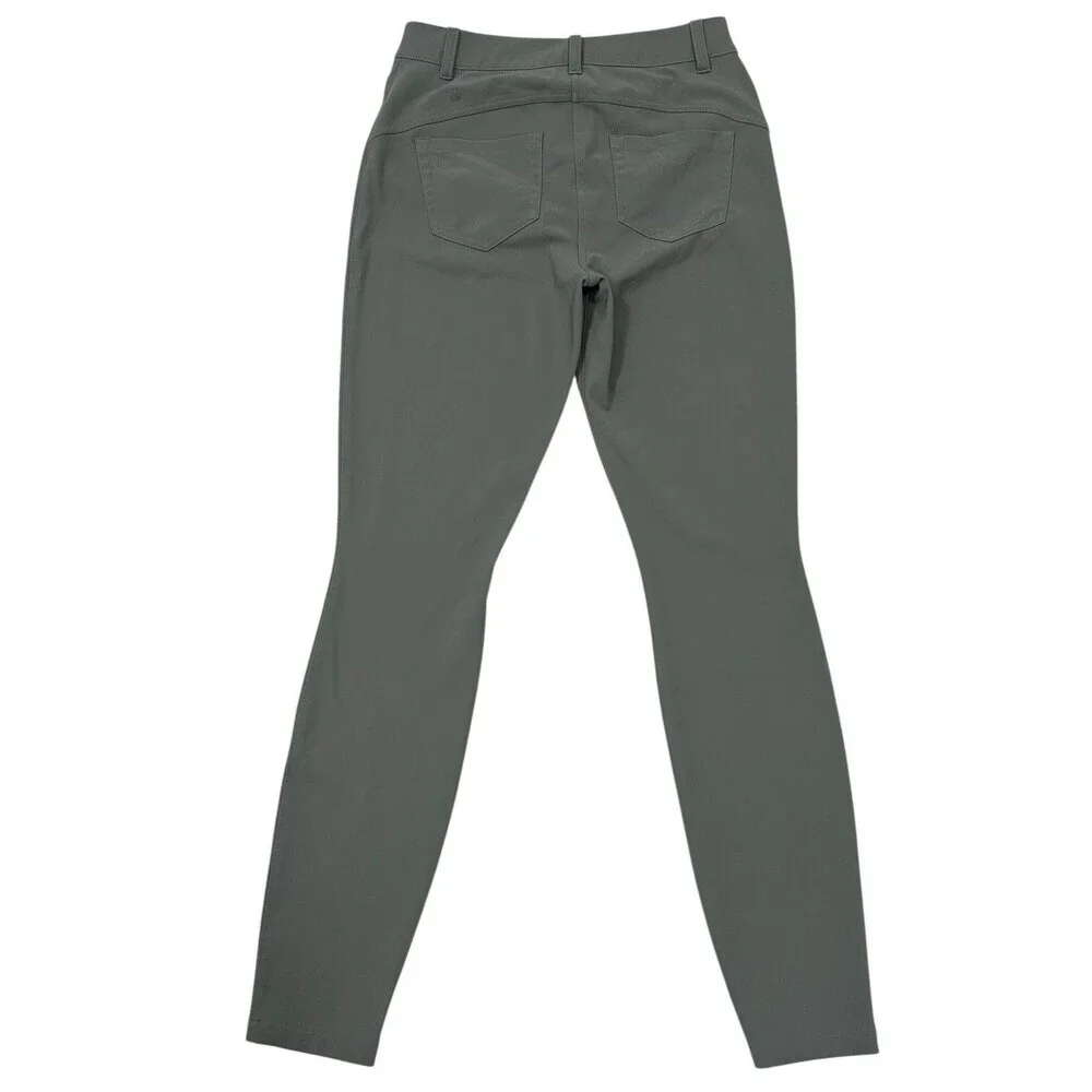 Lululemon City Sleek Slim-Fit 5 Pocket High-Rise Pant Full Length Grey Sage 28